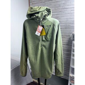 King's Camo Men's XKG Covert Hunting Hoodie 1/2 zip Sz. 2XL New Olive XKG4214